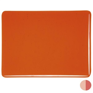 Bullseye 1125-0030 Orange Transp. 3mm